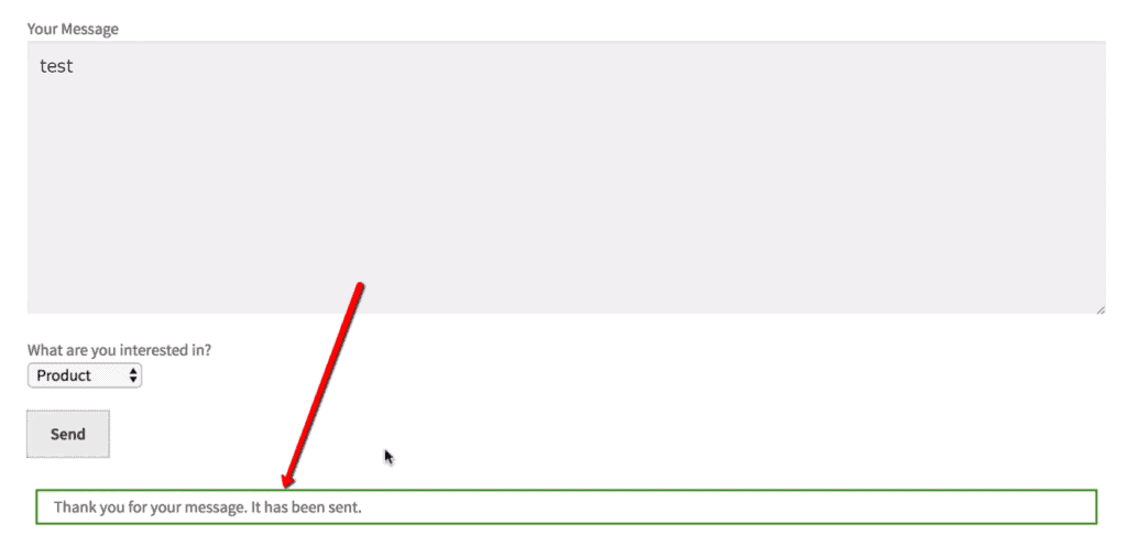 contact form 7 thank you message tracked with google tag manager
