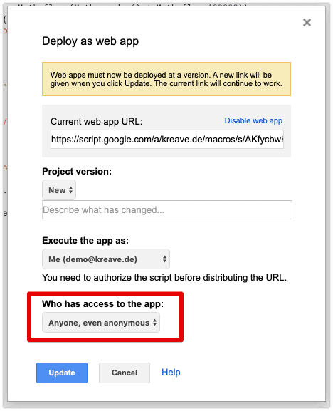 measurement protocol script access