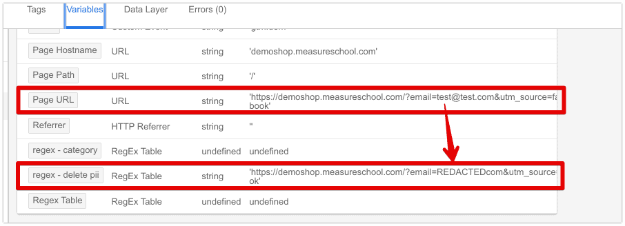 remove-personal -information-from-google-analytics-with-regex