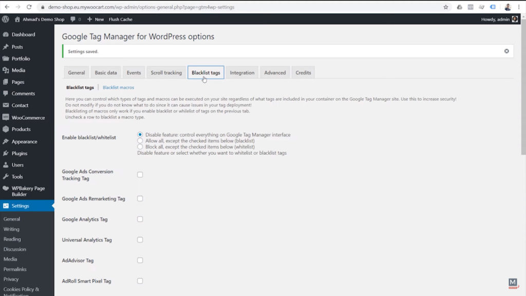 google-tag-manager-for-wordpress-plugin-options-blacklist-tags