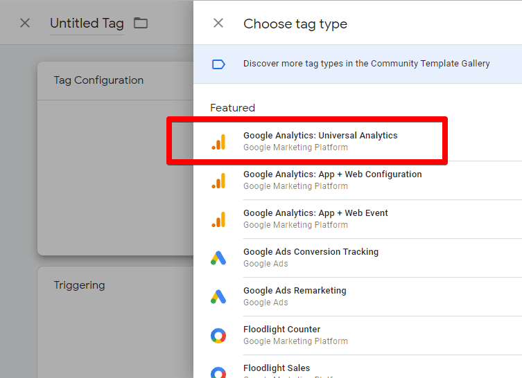 google-analytics-universal-analytics-tag-type