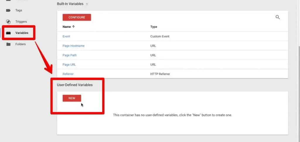 Creating a New User-Defined Variable