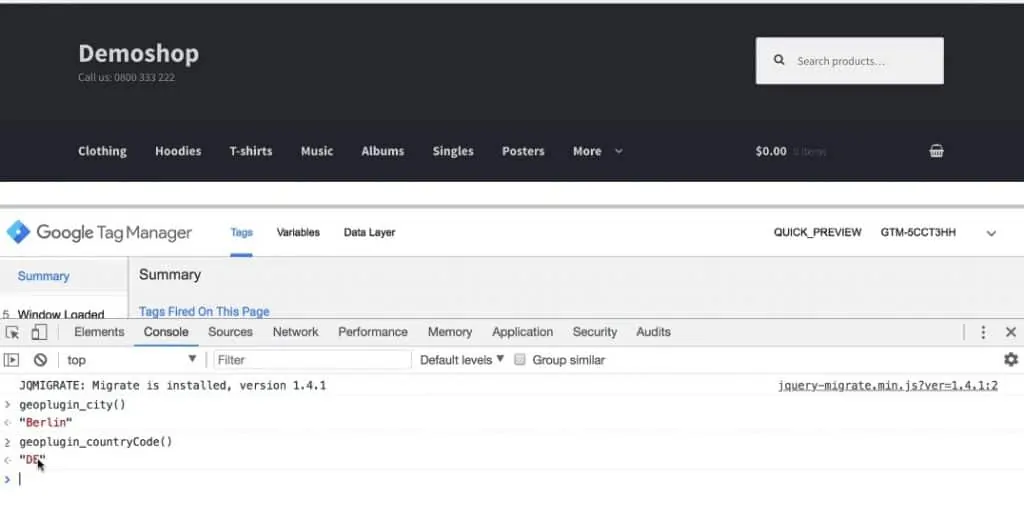geoplugin_countryCode() returns the Country Code