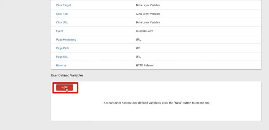 Build a New User-Defined Variable in Google Tag Manager