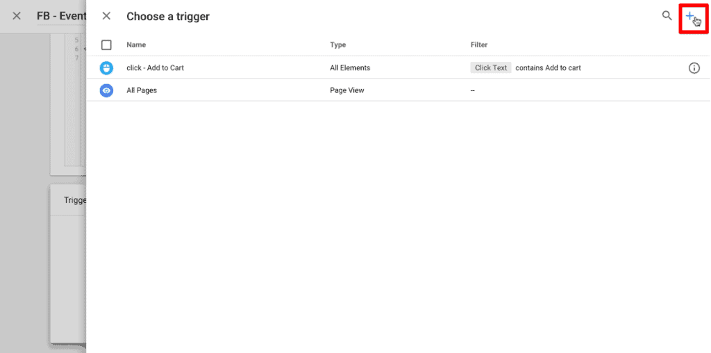 Creating a New trigger in Google Tag Manager