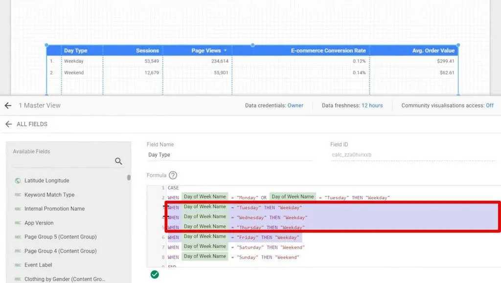 Lines three to six being deleted from the code window