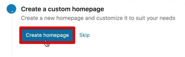 Creating a custom homepage for the demo eCommerce website