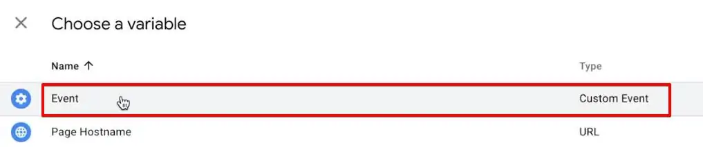 Choosing a custom event for creating a dynamic remarketing Tag in Google Tag Manager