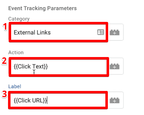 Configuring the Event Tracking Parameters for the Tag in Google Tag Manager