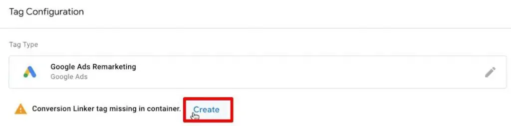 Creating a conversion linker Tag in Google Tag Manager
