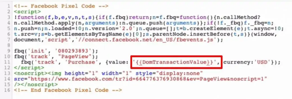 Configuring the Facebook conversion tracking Tag by adding a Custom JavaScript variable on Google Tag Manager