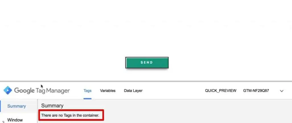 Verifying fired Tags on Google Tag Manager