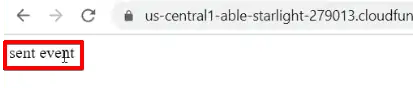 Confirmation of successful testing string URL for tracking user movements