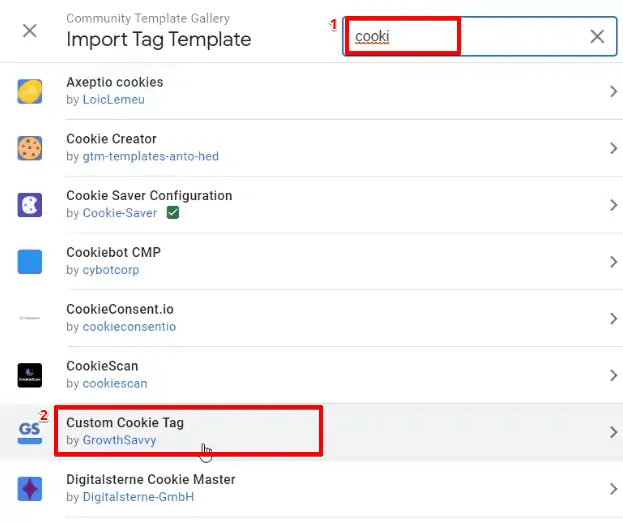 Creating a custom cookie Tag in Google Tag Manager