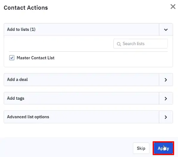 Creating a dummy user event for testing event tracking on the ActiveCampaign account