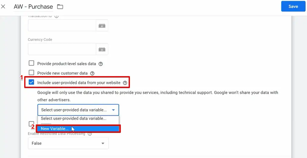 Choosing variable type for user-provided data