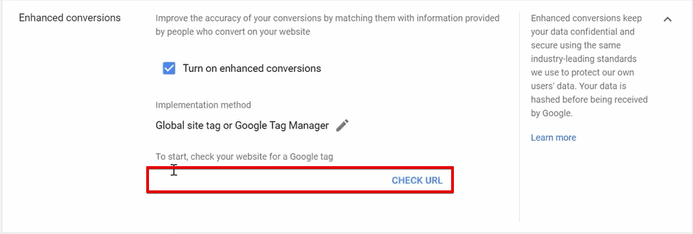 Copy-pasting website URL