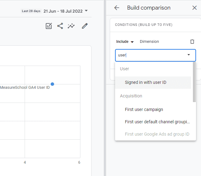 Building a comparison