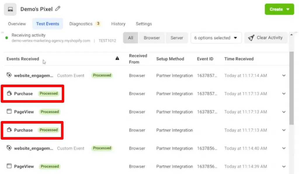 Duplicated purchase event in events manager