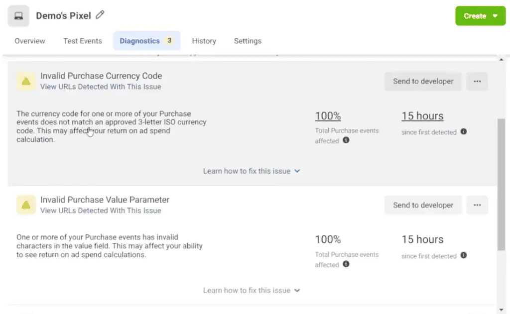 Invalid purchase currency code and invalid purchase value parameter errors