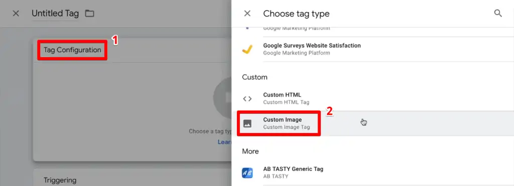 Creating a custom image tag