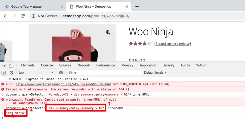 Modifying the JavaScript command