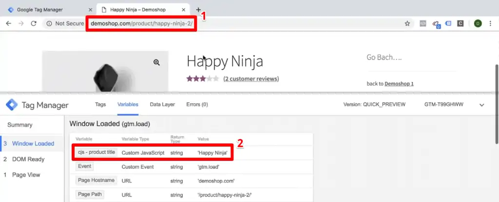 Testing if the value of the variable changes