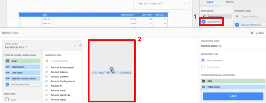 Adding another data source to the blend