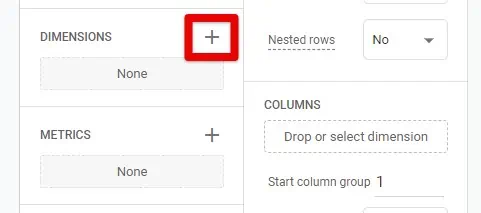 Adding a dimension to the explorations report