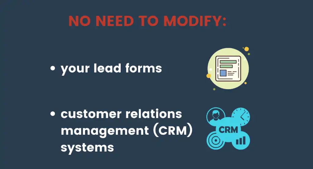Conveniences in using enhanced conversions for leads
