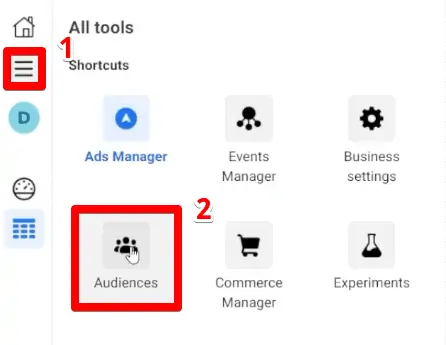 Going to the audience manager