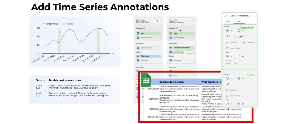 Google Sheets data source setup