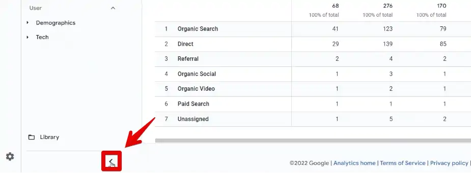 Minimizing the reports navigation pane