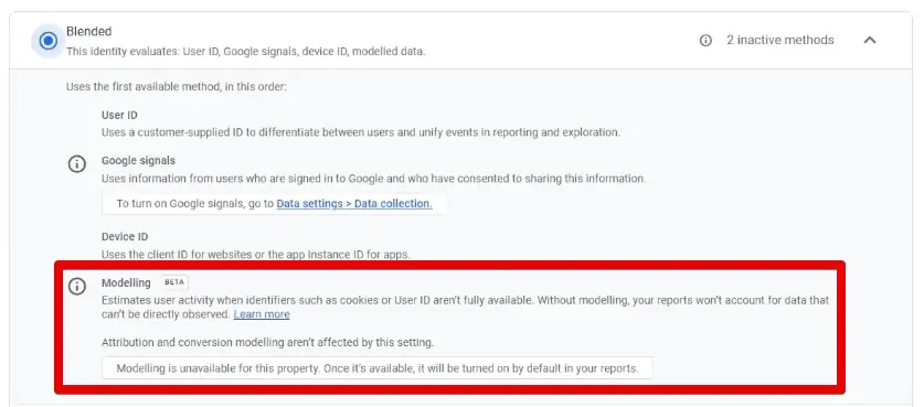 Modeling method of unifying events