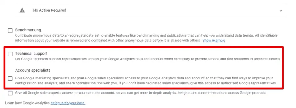 Technical support and account specialists setting