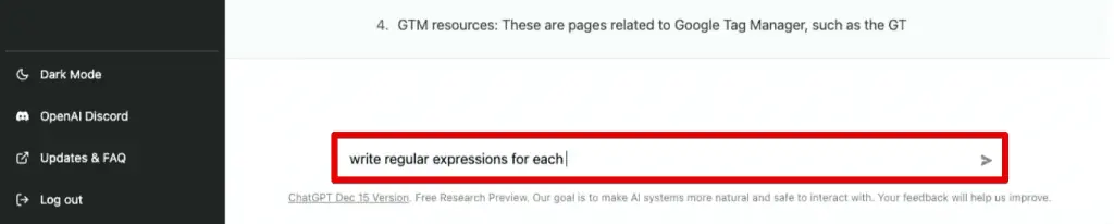 Writing regular expressions for the demo shop URL categories