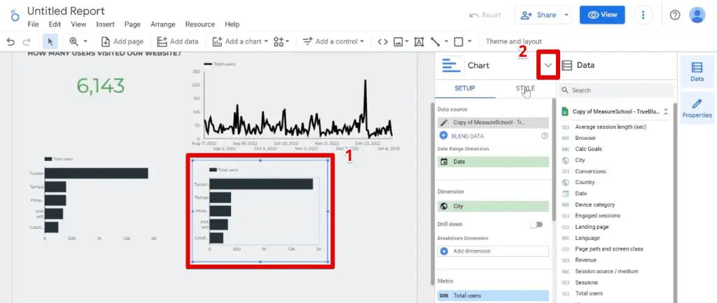 Duplicating the bar chart
