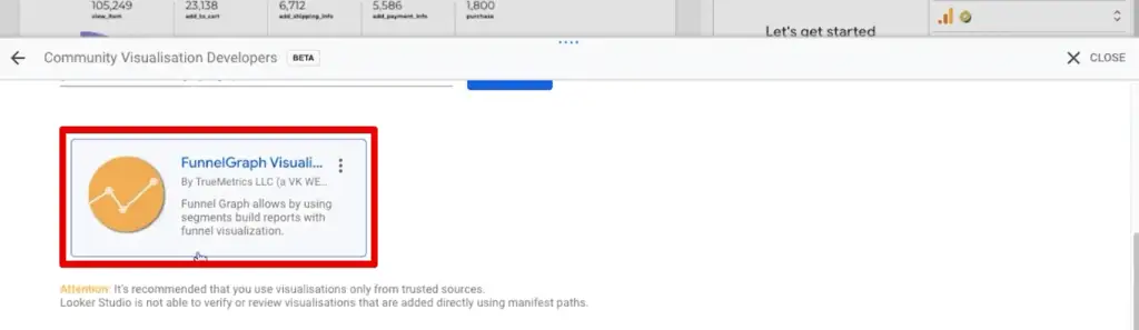 FunnelGraph Visualization by TrueMetrics
