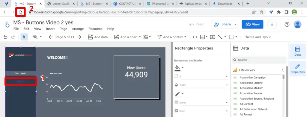 Refreshing the page due to a formatting error
