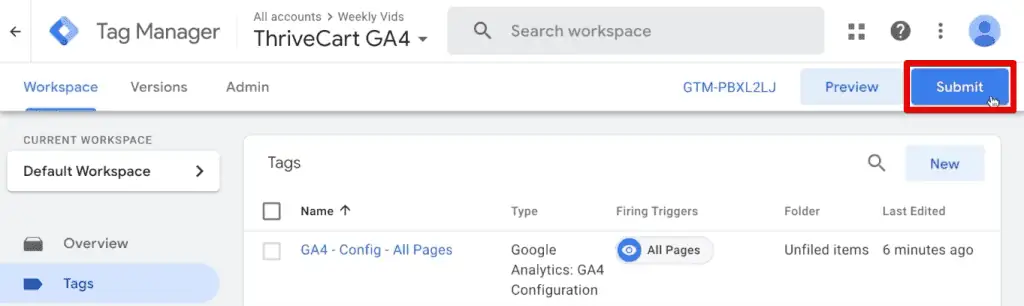 Submitting a version of the implementation