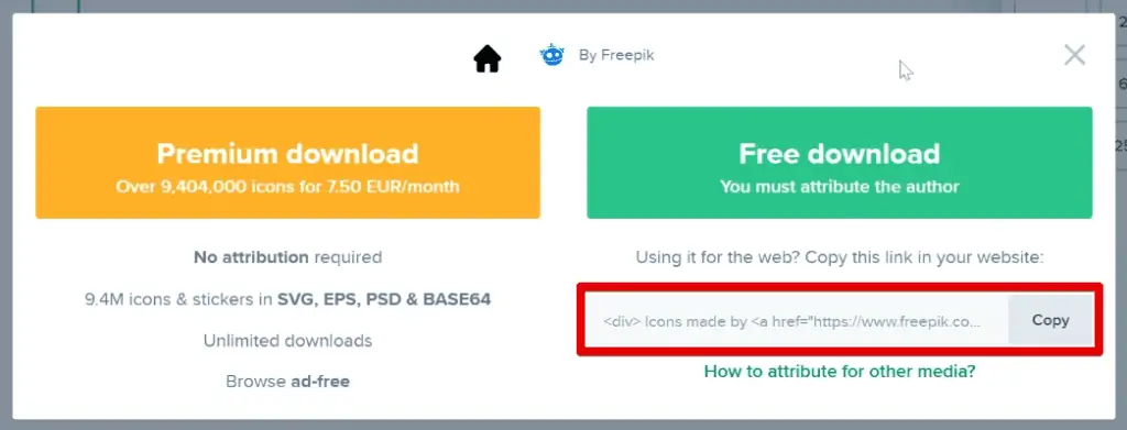 Copying the link to credit the author