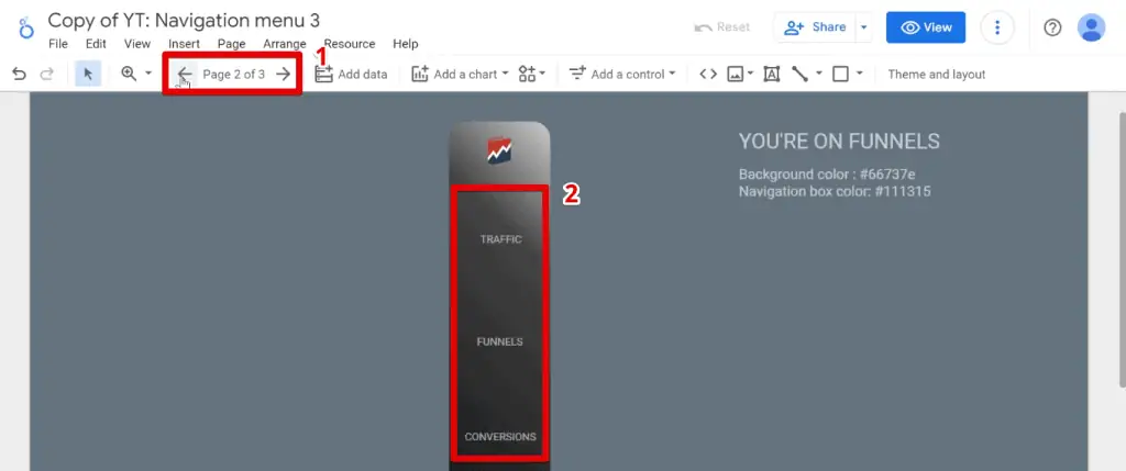 Flickering effect when navigating through other pages