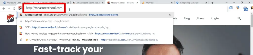 Going to MeasureSchool