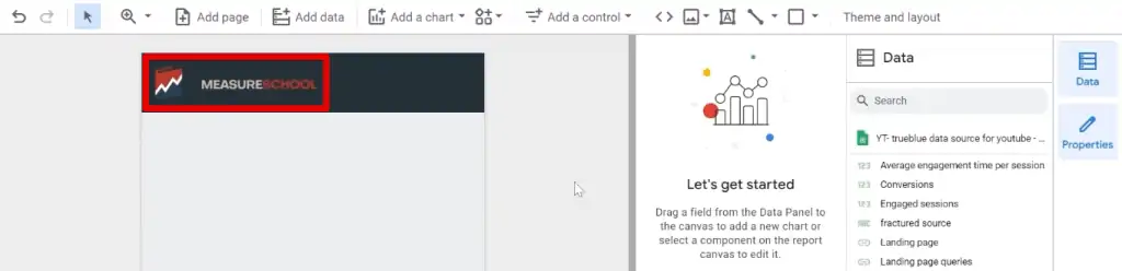 Resizing and positioning the logos