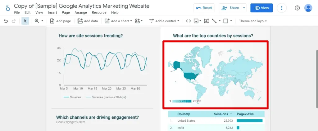Maps in Looker Studio