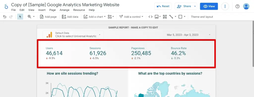 Removing the header bar and moving the scorecards