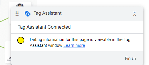 tag assistant connected notification