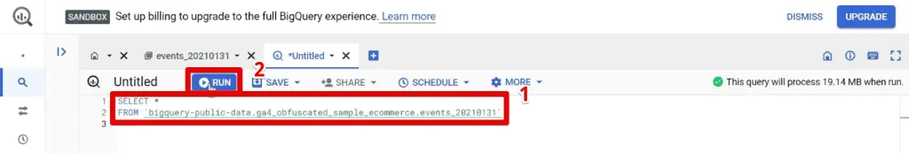 Running the code to retrieve all data