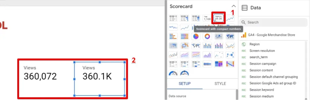 Comparing the two scorecard types