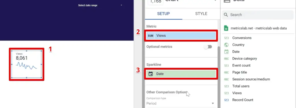 Configuring the scorecard